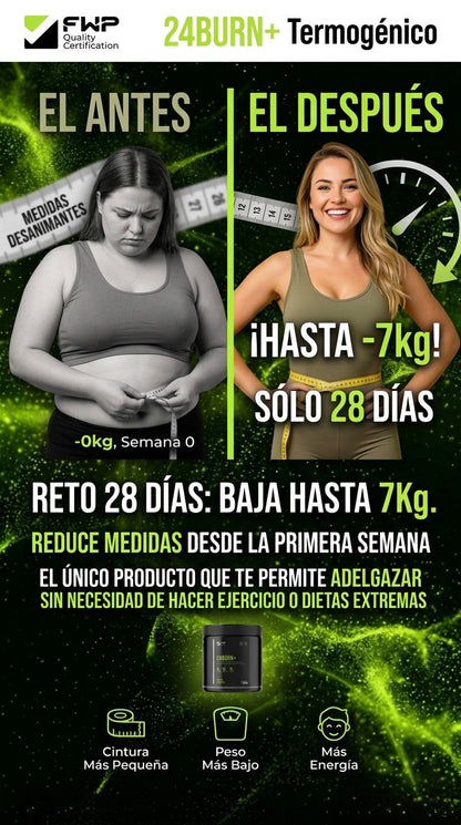 QUEMADOR DE GRASA - 24BURN