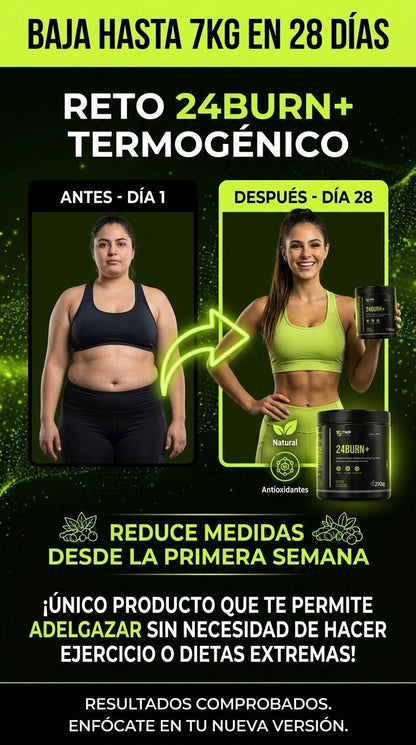 QUEMADOR DE GRASA - 24BURN